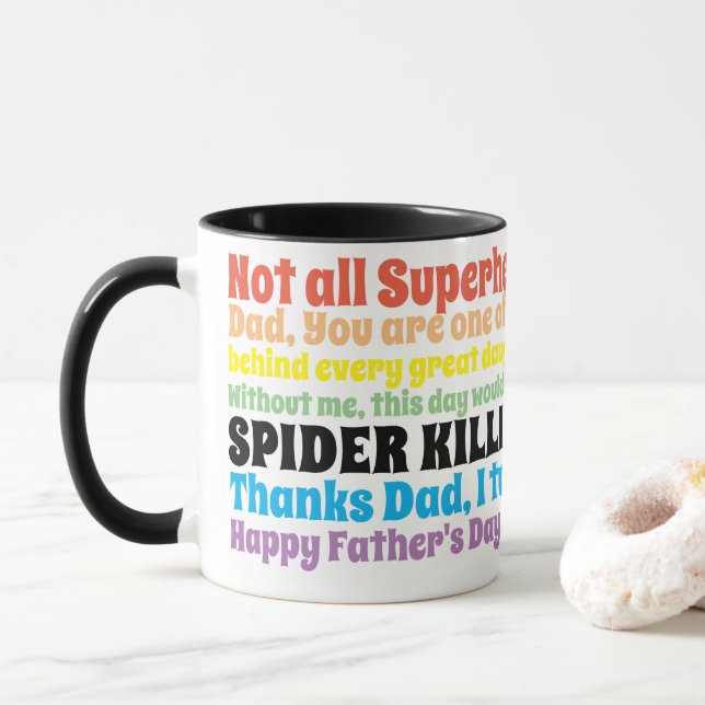 Pater Vater Funny Quotes wünscht sich von der Tass Tasse (Mit Donut)