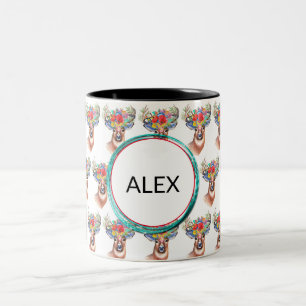 Paterna Blume Rentier Weihnachtsmagie Kaffee Tasse