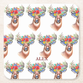 Paterna Blume Rentier Weihnachtsmagie Untersetzer