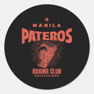 Pateros Manila Boxing Club Philippinen - Boxing Runder Aufkleber