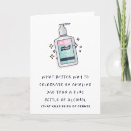 Pater's Day Quarantine Card - Funny Card Karte