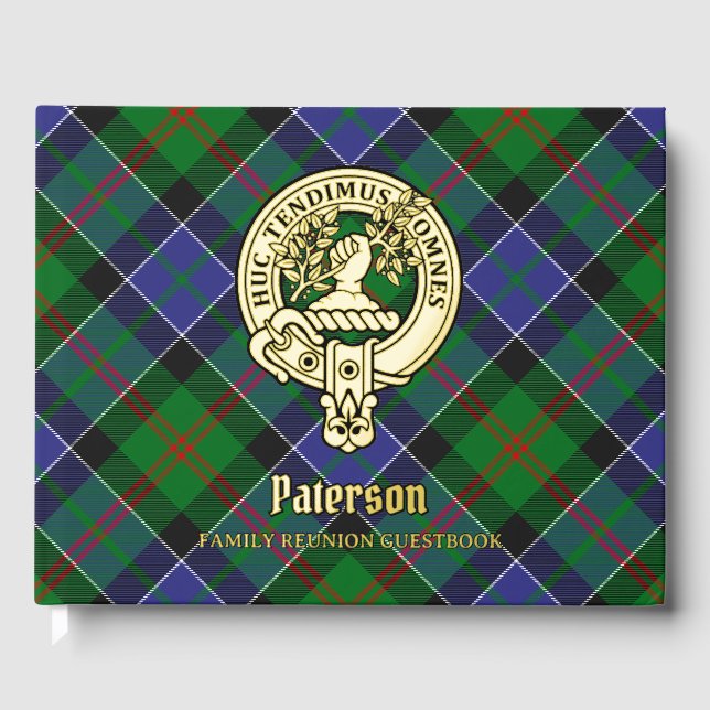 Paterson Family Wiedersehen Guest Book Gästebuch (Vorderseite)