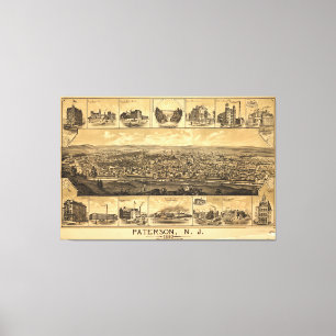Paterson, New Jersey (1880) Leinwanddruck