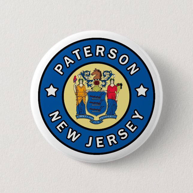 Paterson New Jersey Button (Vorderseite)