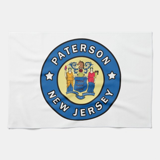Paterson New Jersey Geschirrtuch (Horizontal)