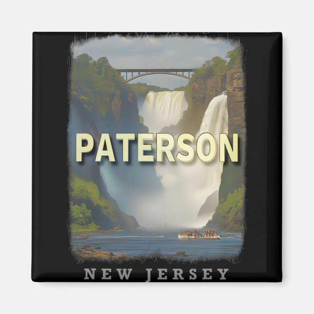 Paterson New Jersey Nj Waterfall Wonderland Sd617  Magnet (Vorne)