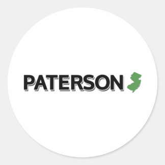 Paterson, New Jersey Runder Aufkleber