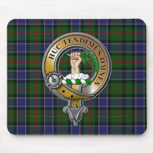 Paterson Tartan & Abzeichen Mousepad