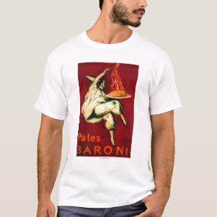 Pates Baroni Vintage Poster Europa T-Shirt