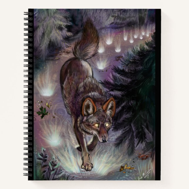 Path Illuminate Sketchbook Notebook Notizbuch (Vorderseite)
