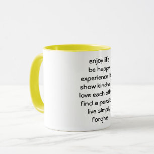 Path of Life Spiritueller Botschaft Kaffeebecher Tasse