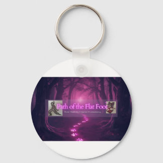 Path of the Flat Foot Co golden path keychain Schlüsselanhänger