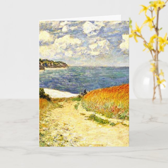 Path through the Corn at Pourville, Karte (Gelbe Blume)