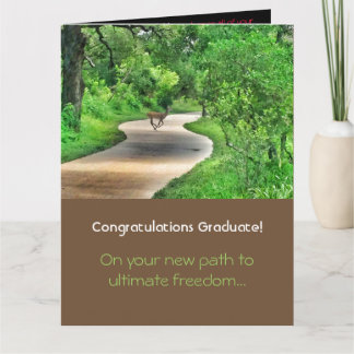 Path to Ultimate Freedom Graduation Card Karte