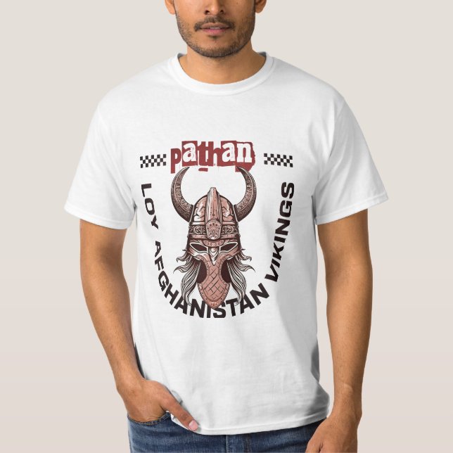 Pathan Afghanistan T-Shirt | Pashtun Pride Apparel (Vorderseite)