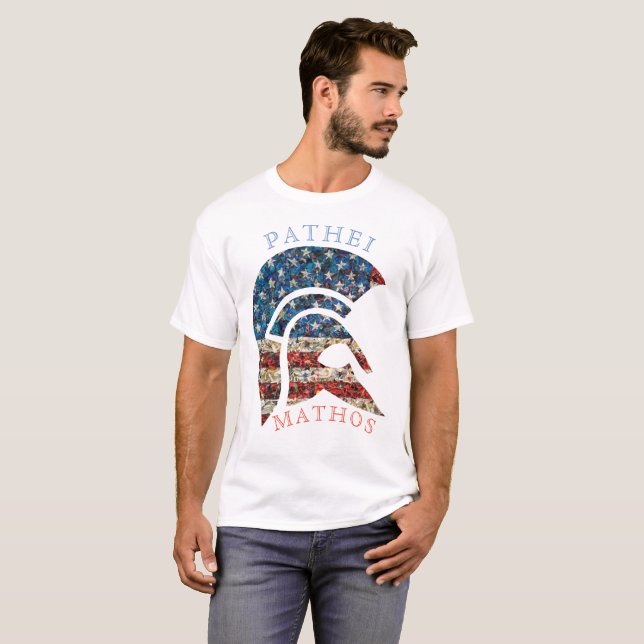 Pathei Mathos Americanaausgabe T-Shirt (Vorne ganz)