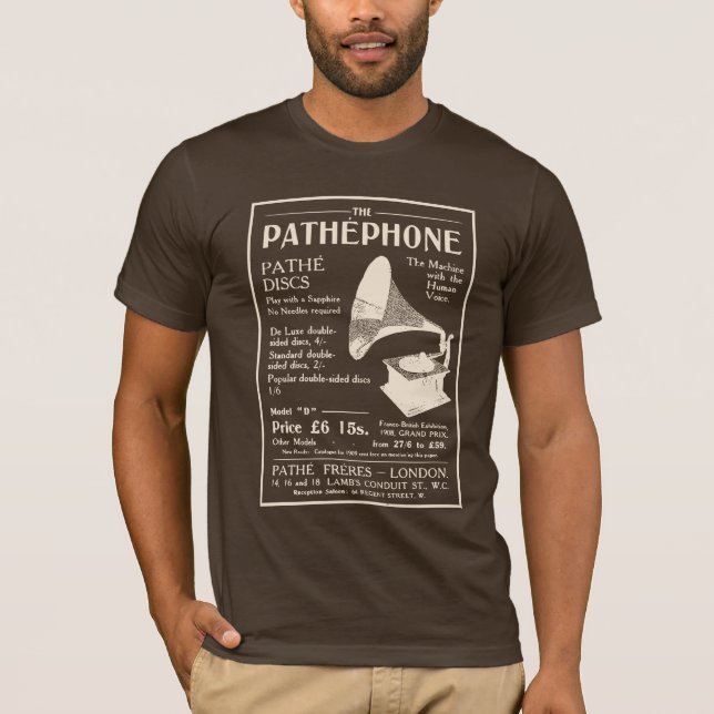 Pathephone T-Shirt (Vorderseite)