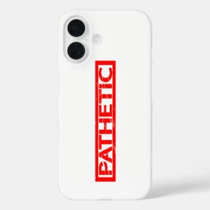 Pathetische Briefmarke iPhone 16 Hülle