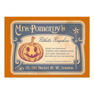 Päthetisches Pumpkins Foto Print