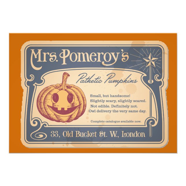 Päthetisches Pumpkins Foto Print (Vorne)