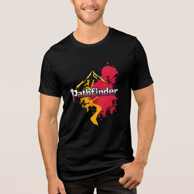 Pathfinder-Abenteuerpfad  Tri-Blend Shirt (Vorderseite)