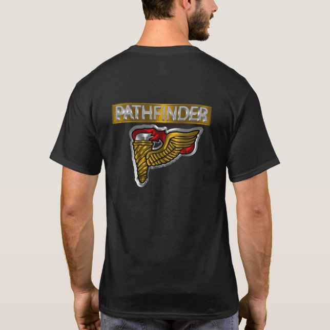 Pathfinder-Abzeichen-"Pathfinder" - Benutzerdefini T-Shirt (Rückseite)