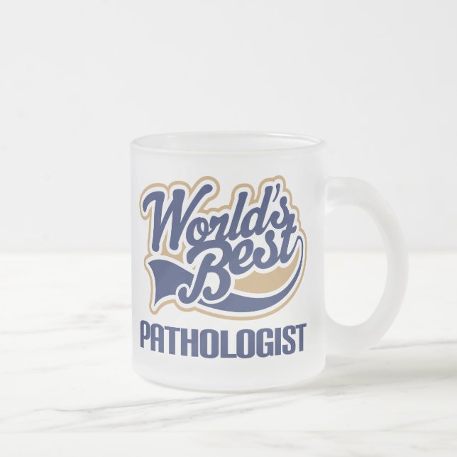 Pathologe-Geschenk Mattglastasse (Rechts)