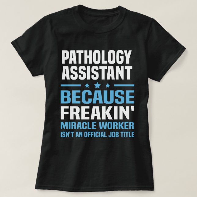 Pathologieassistent T-Shirt (Design vorne)