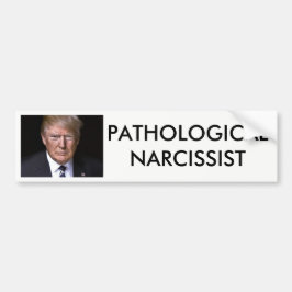 Pathologischer Narcissist Anti-Donald Trumpf Autoaufkleber
