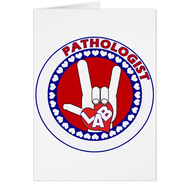 PATHOLOGIST LOGO ROUND ASL I LIEBE LABRADOR (Vorne)