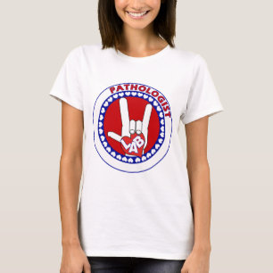 PATHOLOGIST LOGO ROUND ASL I LIEBE LABRADOR T-Shirt