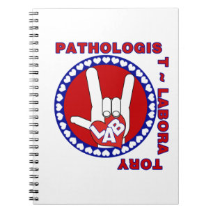 PATHOLOGIST SQUARE ASL LIEBE LOGO NOTIZBLOCK