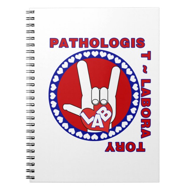 PATHOLOGIST SQUARE ASL LIEBE LOGO NOTIZBLOCK (Vorderseite)