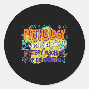 Pathology Labrador Week 2025 Mystery Machine of Di Runder Aufkleber