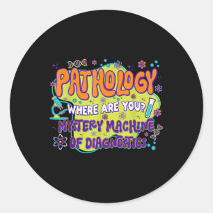 Pathology Labrador Week 2025 Mystery Machine of Di Runder Aufkleber