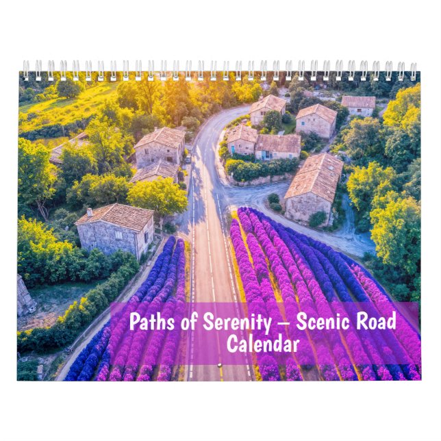Paths of Serenity – 2026 Scenic Road Calendar Kalender (Titelbild)