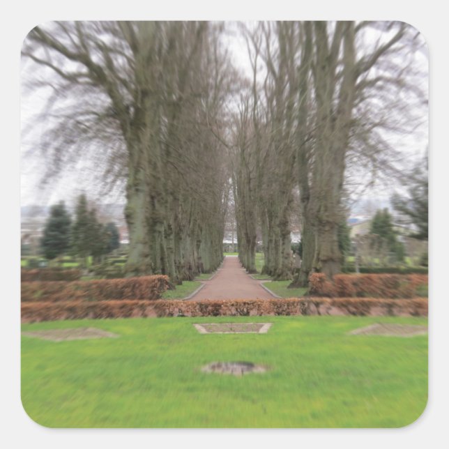 Pathway in Denmark Sticker (Vorderseite)