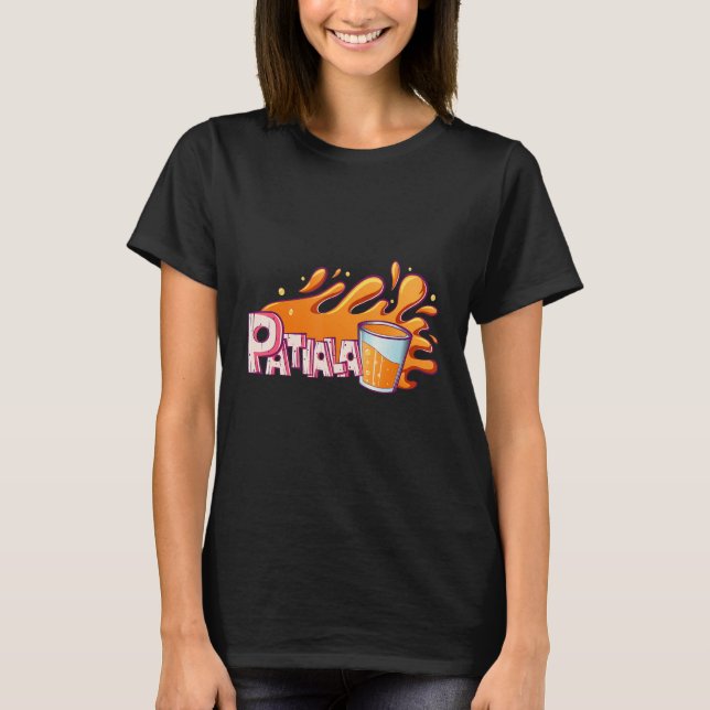 Patiala Peg Coole Punjabi T-Shirt (Vorderseite)