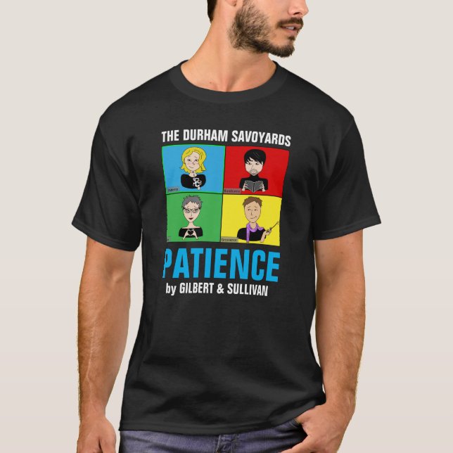 Patience 2021 T - Shirt (schwarz) (Vorderseite)