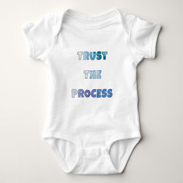 Patience & Progress – Trust The Process Design Baby Strampler (Vorderseite)