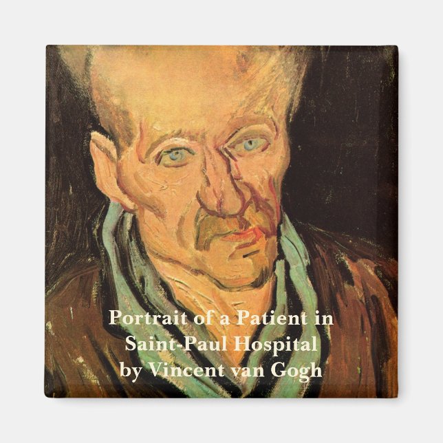 Patient im Saint-Paul Hospital von Vincent van Gog Magnet (Vorne)