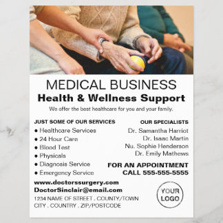 Patient & Krankenschwester, Allgemeinmediziner, Kr Flyer