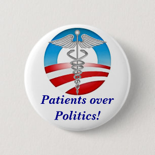 Patienten über Politiken! Button