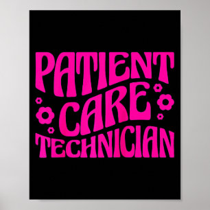 Patientenbetreuer Pct Team Raglan Baseball T Poster