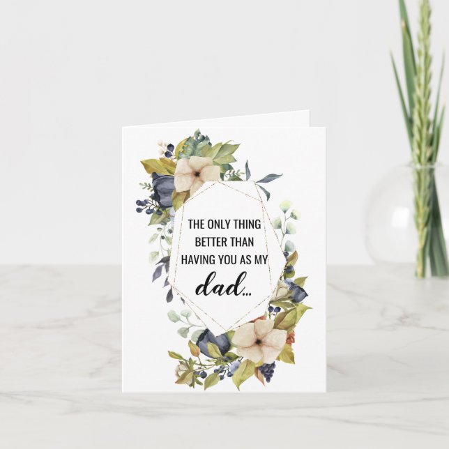 Patientenkarte für Vater Ankündigung (Vorderseite)