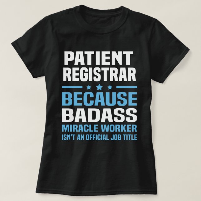 Patientenregister T-Shirt (Design vorne)