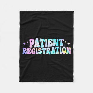 Patientenregistrierungs-Registrar-Notfall Fleecedecke
