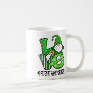 Patiententransport liebt St. Patricks Day Glücklic Kaffeetasse