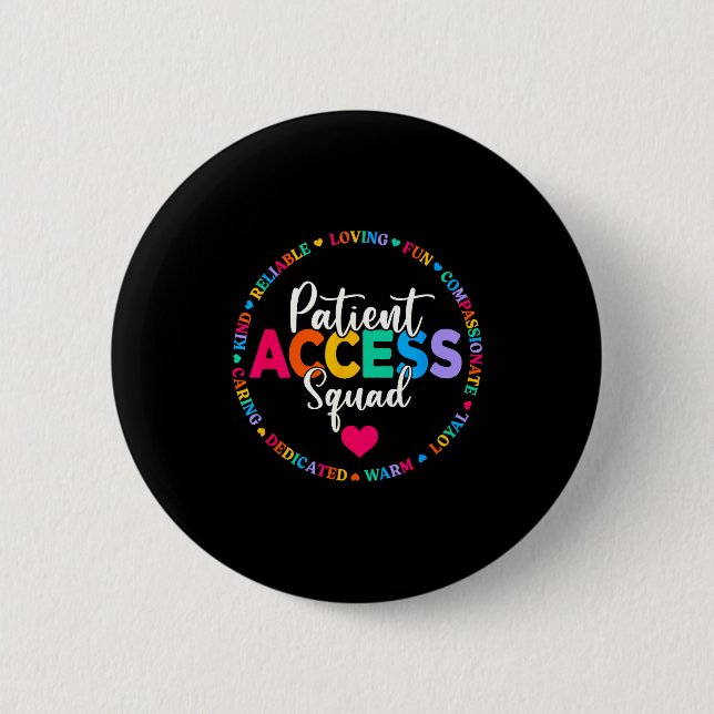 Patientenzugangsteam Gesundheitsdienstteam Patient Button (Vorderseite)