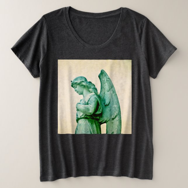 Patina Angel Große Größe T-Shirt (Design vorne)